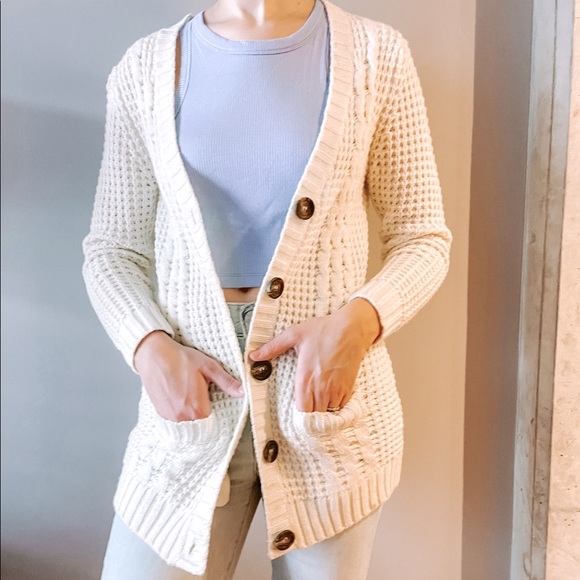 POL Sweaters - IVORY NORDSTROM CARDIGAN
